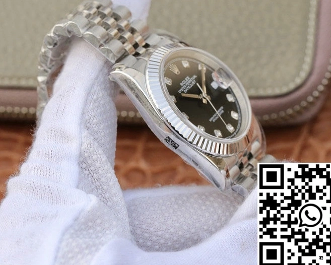M126234-0027 Diamond-se Dial Factory Black Rolex GM Datejust 0317